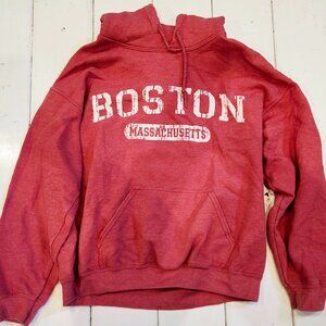 Boston Massachusetts Women's Hooded Sweatshirt Size M